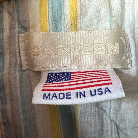 Carleen one of a kind denim jacket with scrap quilt lining size S - Picture 10 of 11